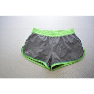 Under Armour Gym Shorts HeatGear Semi-Fitted Gray Lined Running Womens Small